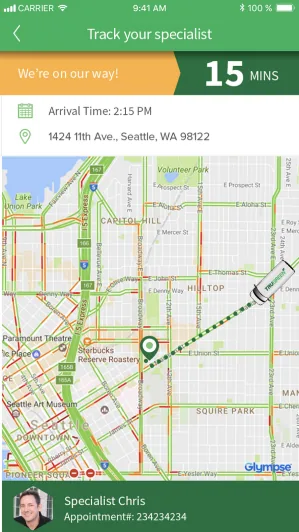 TruGreen mobile app screen — lawn evaluation question from the evaluation-first buying flow.